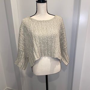 NWT Free People Good Day Cropped Sweater - size XS - color: “palm”